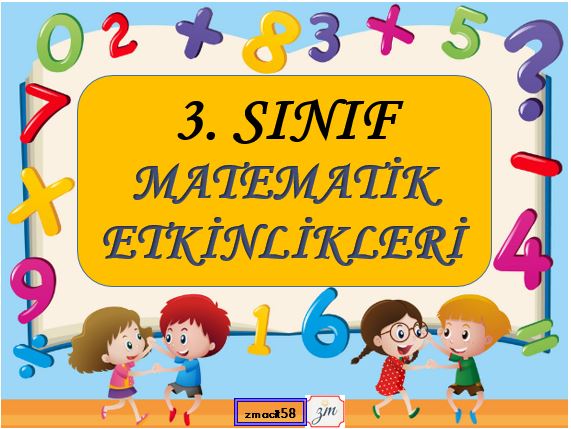 3. Sınıf Matematik Kesirler  Etkinliği 1